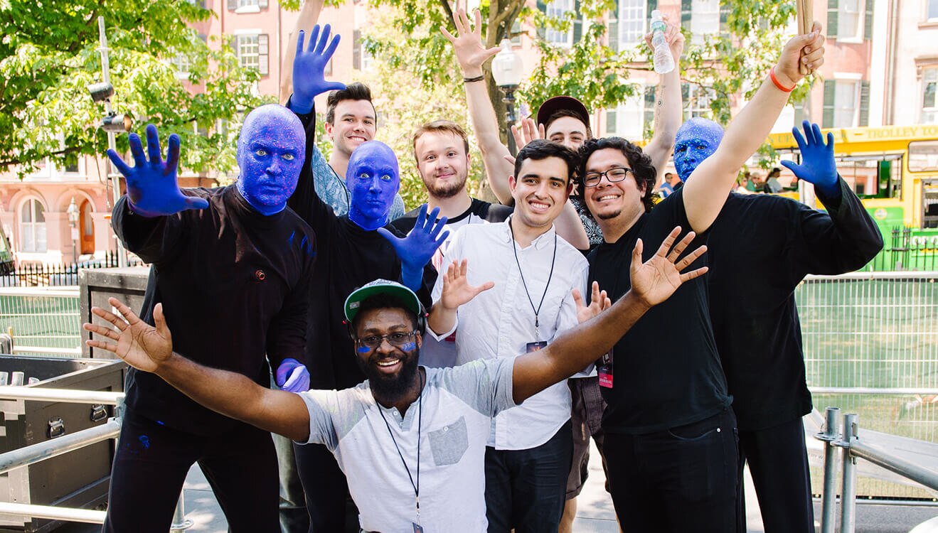 Finalistas del concurso de batería de Blue Man Group de la edición 2016