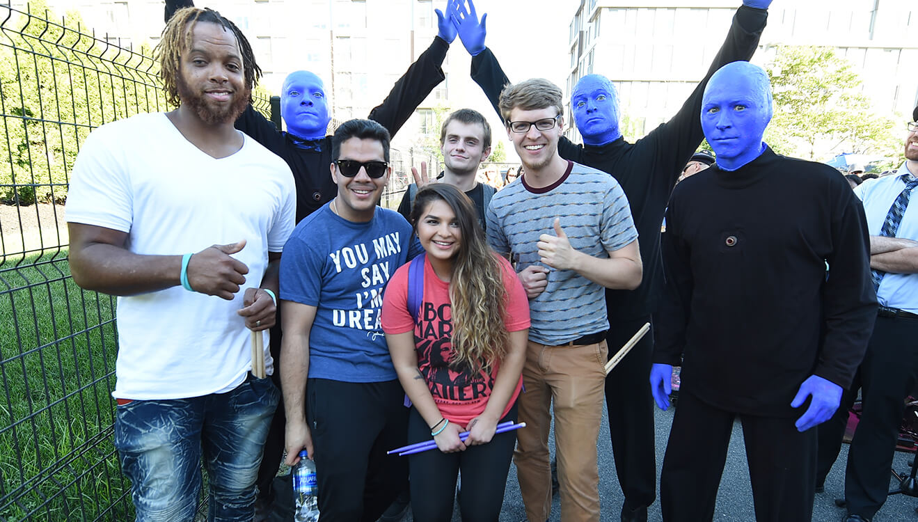 Finalists of 2018 Edition Blue Man Group Drum-Off Contest