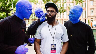 Winner of 2016 Edition Blue Man Group Drum-Off Contest