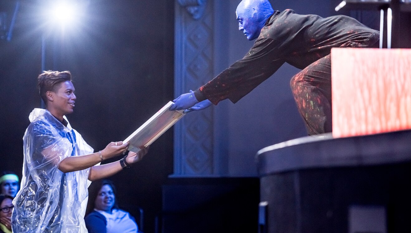 Blue Man Group fan