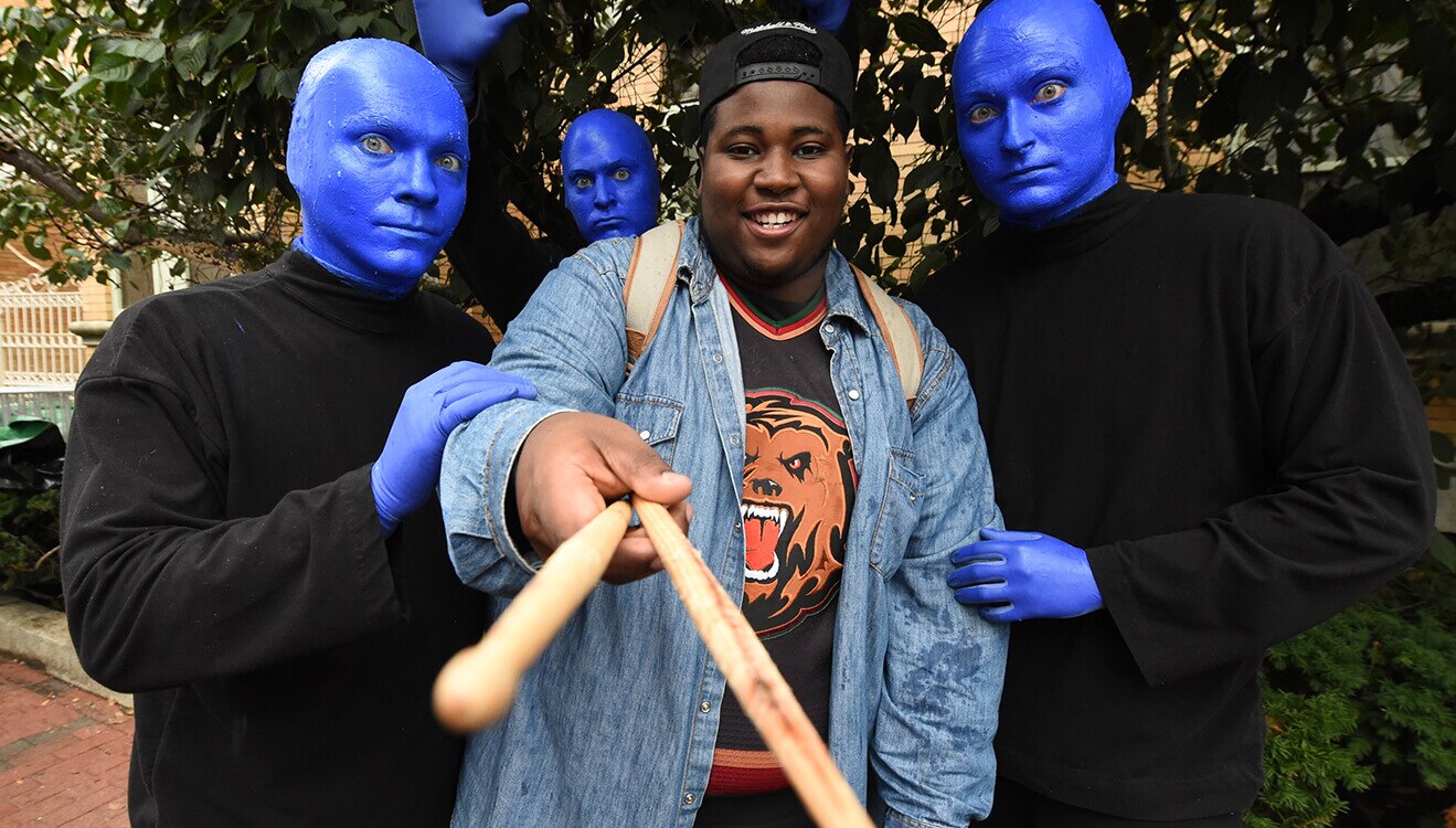 Winner of 2017 Edition Blue Man Group Drum-Off Contest